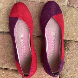 Cherry violet Rothys size 9